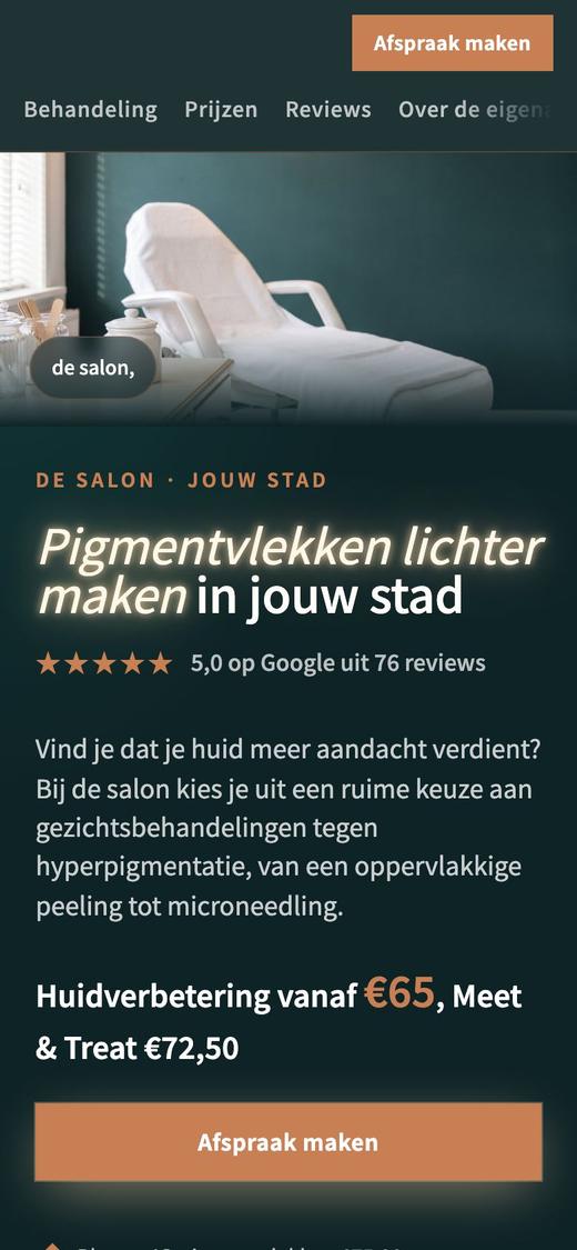 Nieuwe pagina: Pigmentvlekken lichter maken